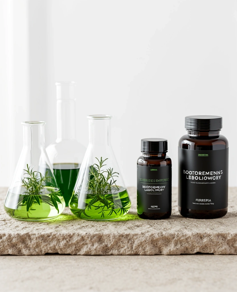 Natural supplement laboratory environment