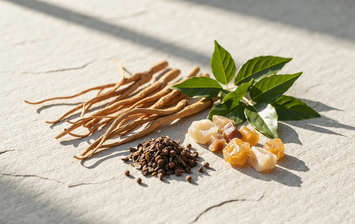 Natural botanical ingredients for men's wellness